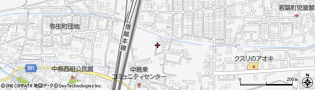 長野県長野市川中島町四ツ屋1104周辺の地図