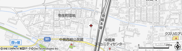 長野県長野市川中島町四ツ屋1144周辺の地図