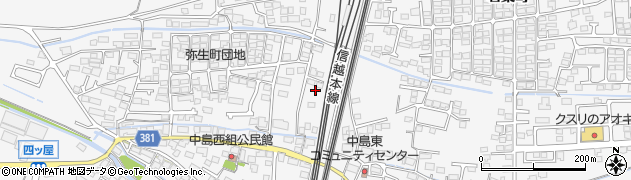 長野県長野市川中島町四ツ屋1129周辺の地図