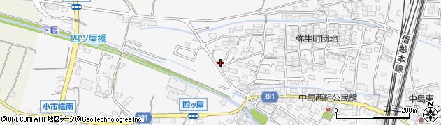 長野県長野市川中島町四ツ屋1208周辺の地図
