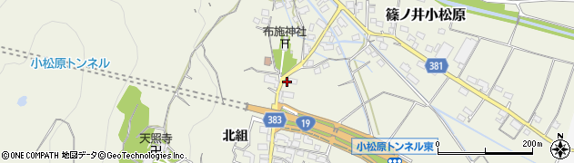 長野県長野市篠ノ井小松原1297周辺の地図