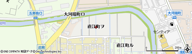 石川県金沢市直江町（ヲ）周辺の地図