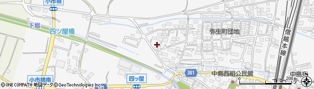 長野県長野市川中島町四ツ屋1278周辺の地図