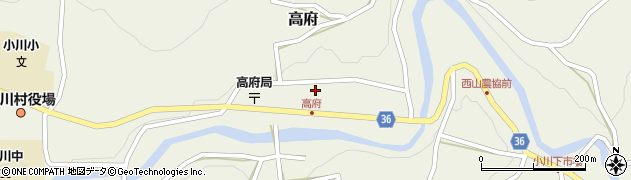 小川村商工会周辺の地図