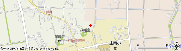 富山県砺波市新明周辺の地図