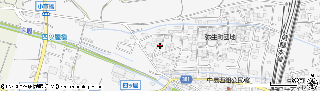 長野県長野市川中島町四ツ屋1286周辺の地図
