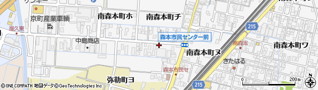 石川県金沢市南森本町チ82周辺の地図