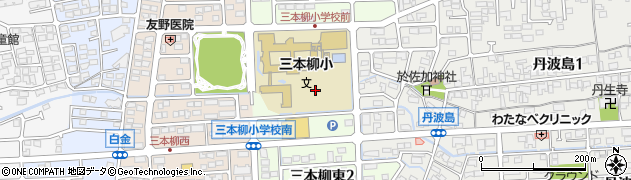 長野県長野市三本柳東周辺の地図