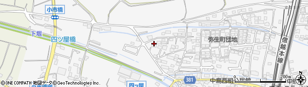 長野県長野市川中島町四ツ屋1274周辺の地図