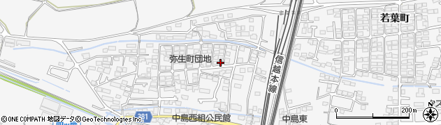 長野県長野市川中島町四ツ屋1145周辺の地図