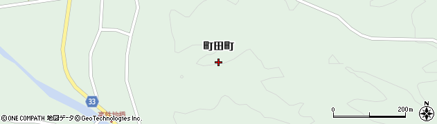 茨城県常陸太田市町田町周辺の地図