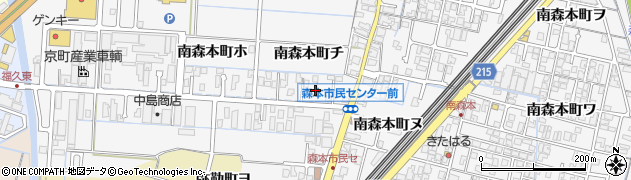 石川県金沢市南森本町（チ）周辺の地図