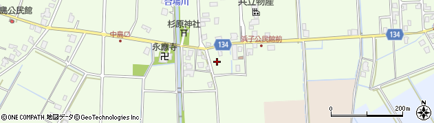 富山県富山市婦中町浜子周辺の地図