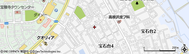 栃木県塩谷郡高根沢町宝石台周辺の地図