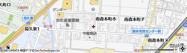石川県金沢市南森本町（ホ）周辺の地図
