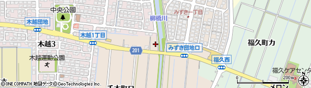 石川県金沢市千木町ハ周辺の地図