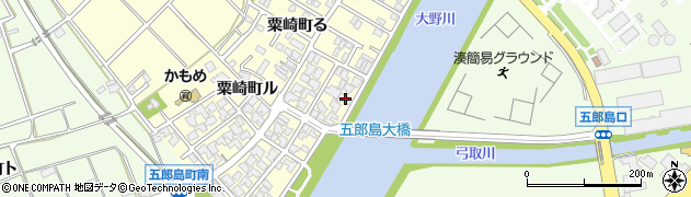 石川県金沢市粟崎町ホ232周辺の地図