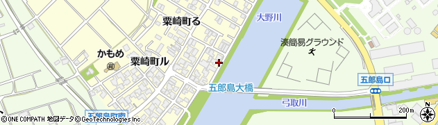 石川県金沢市粟崎町ホ233周辺の地図