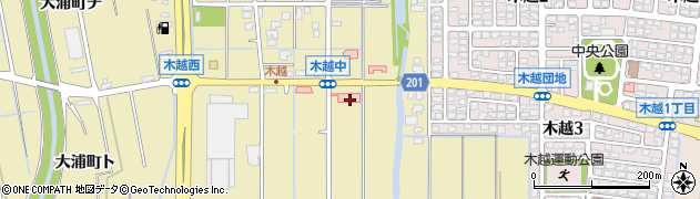 石川県金沢市木越町ト5周辺の地図