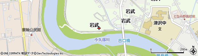 富山県小矢部市岩武1021周辺の地図