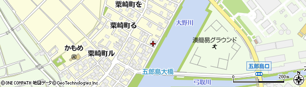 石川県金沢市粟崎町ホ235周辺の地図