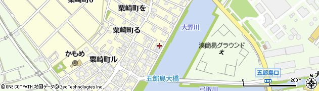 石川県金沢市粟崎町ホ236周辺の地図