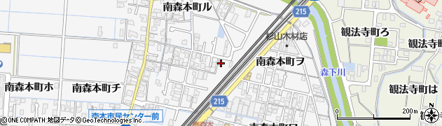 石川県金沢市南森本町ヲ51周辺の地図