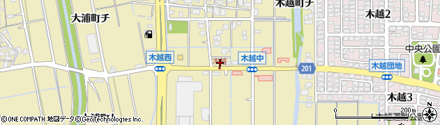 石川県金沢市木越町ト47周辺の地図