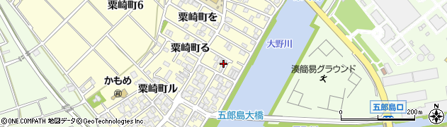 石川県金沢市粟崎町ホ周辺の地図