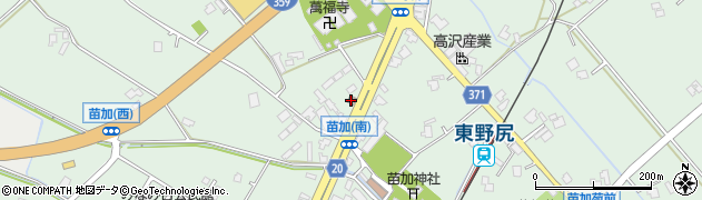 東野尻郵便局周辺の地図
