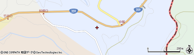 石川県金沢市中尾町周辺の地図