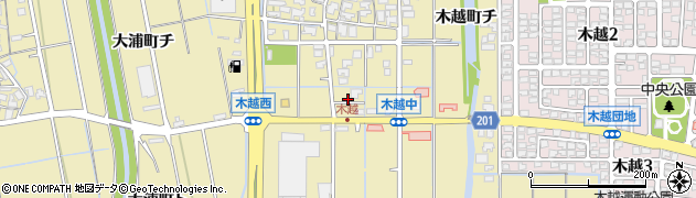 石川県金沢市木越町ト48周辺の地図