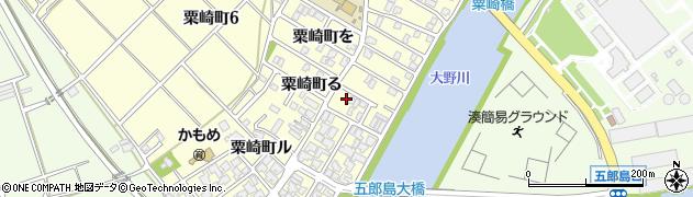 石川県金沢市粟崎町ホ82周辺の地図