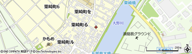 石川県金沢市粟崎町ホ79周辺の地図
