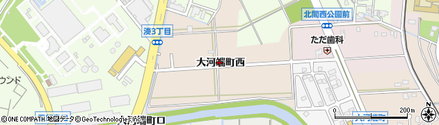 石川県金沢市大河端町（西）周辺の地図
