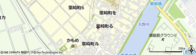 石川県金沢市粟崎町る15周辺の地図
