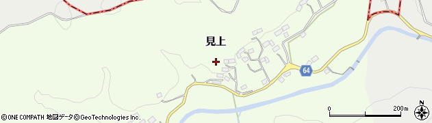 栃木県市貝町（芳賀郡）見上周辺の地図