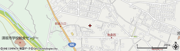 長野県須坂市亀倉夏端町周辺の地図