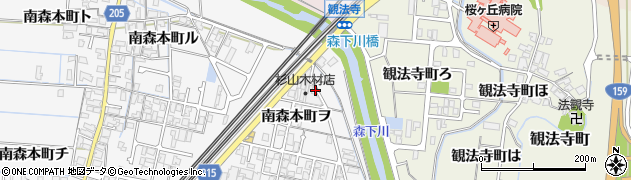 石川県金沢市南森本町ヲ106周辺の地図