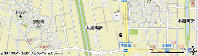 石川県金沢市大浦町（チ）周辺の地図