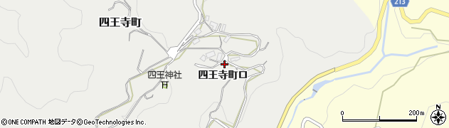 石川県金沢市四王寺町周辺の地図