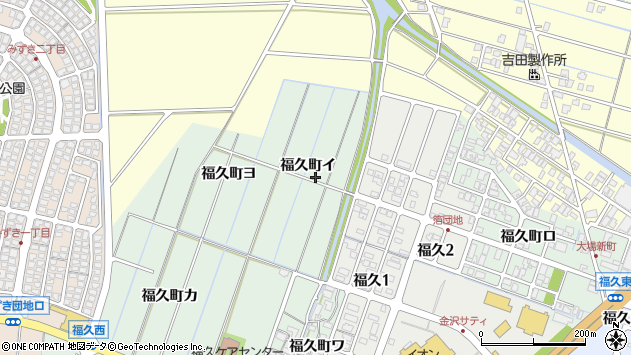 〒920-3122 石川県金沢市福久町の地図