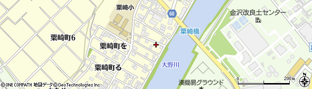 石川県金沢市粟崎町ホ49-7周辺の地図