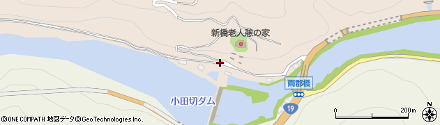 小田切ダム周辺の地図