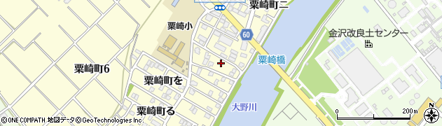 石川県金沢市粟崎町ホ41周辺の地図