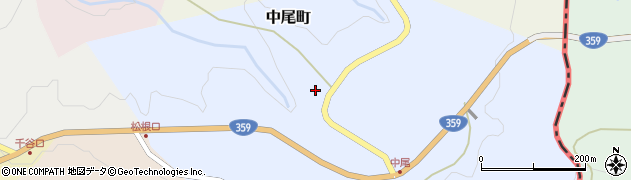 石川県金沢市中尾町ロ周辺の地図