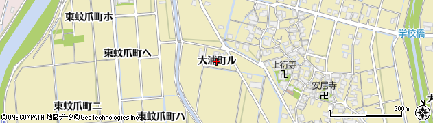 石川県金沢市大浦町（ル）周辺の地図