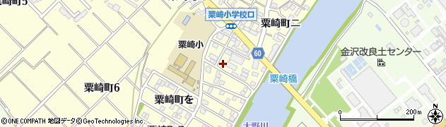 石川県金沢市粟崎町ホ33周辺の地図