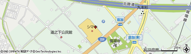 スーパーセンター　シマヤ砺波店周辺の地図