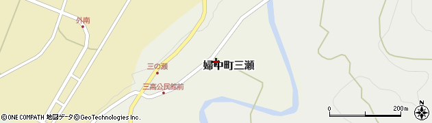富山県富山市婦中町三瀬周辺の地図